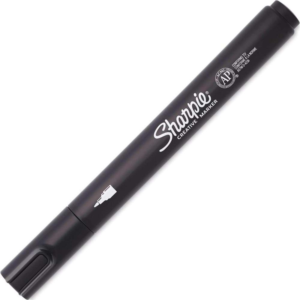 Sharpie Markör Akrilik Yuvarlak Uç Siyah Sh-2218123 (1 Adet)
