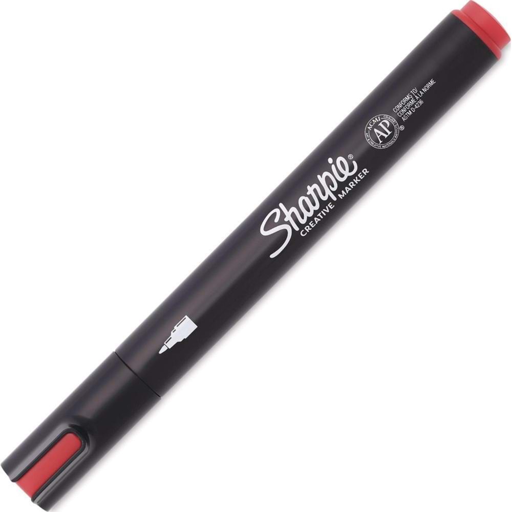 Sharpie Markör Akrilik Yuvarlak Uç Kırmızı Sh-2218119 (1 Adet)