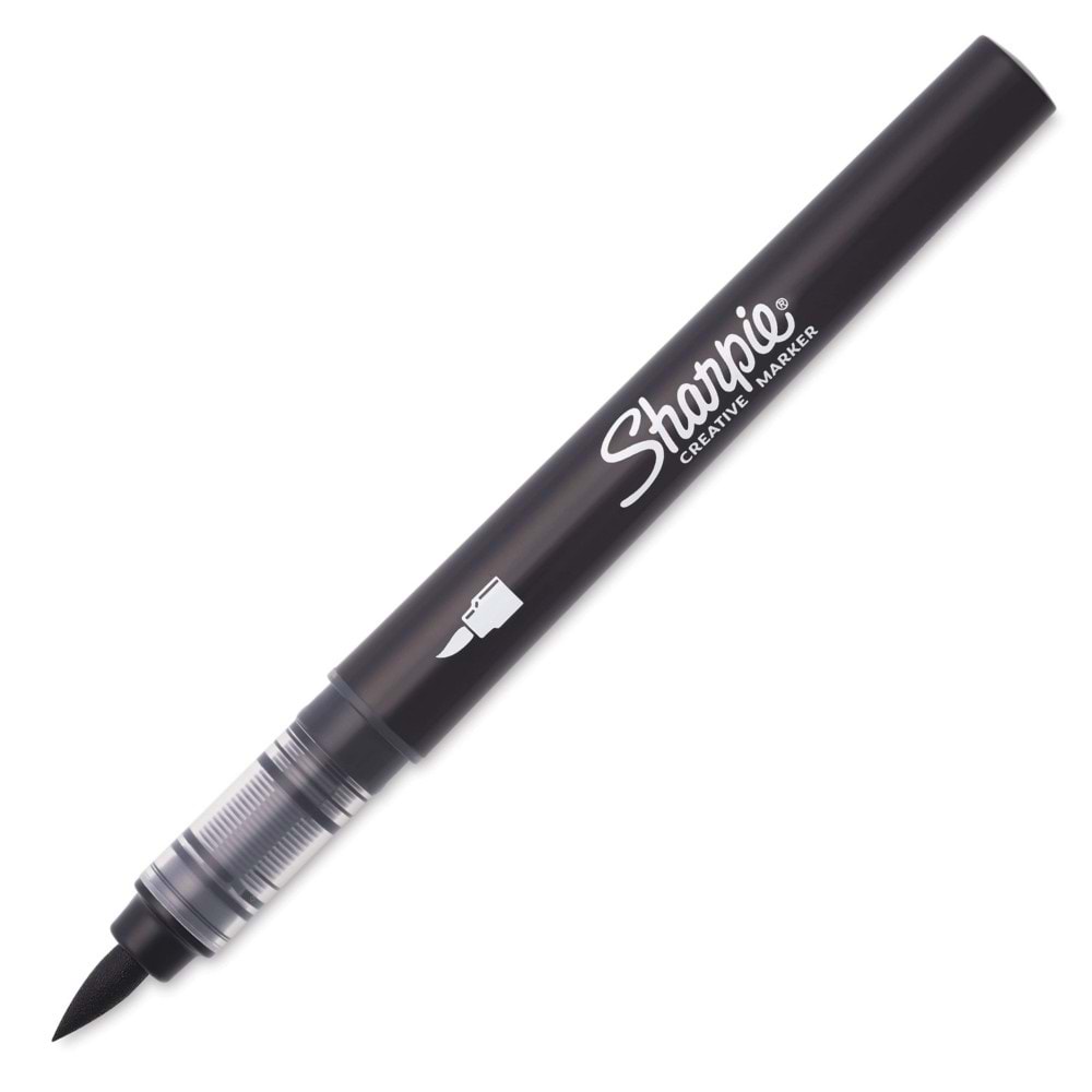 Sharpie Akrilik Markör Fırça Uç Siyah Sh-2218069