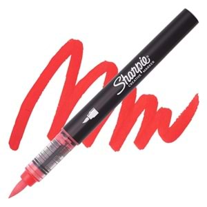 Sharpie Akrilik Markör Fırça Uç Kırmızı Sh-2218113