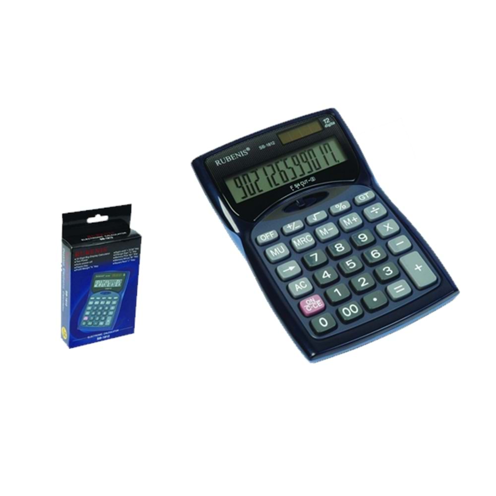 Rubenis Hesap Makinesi 12 Hane SB-1812