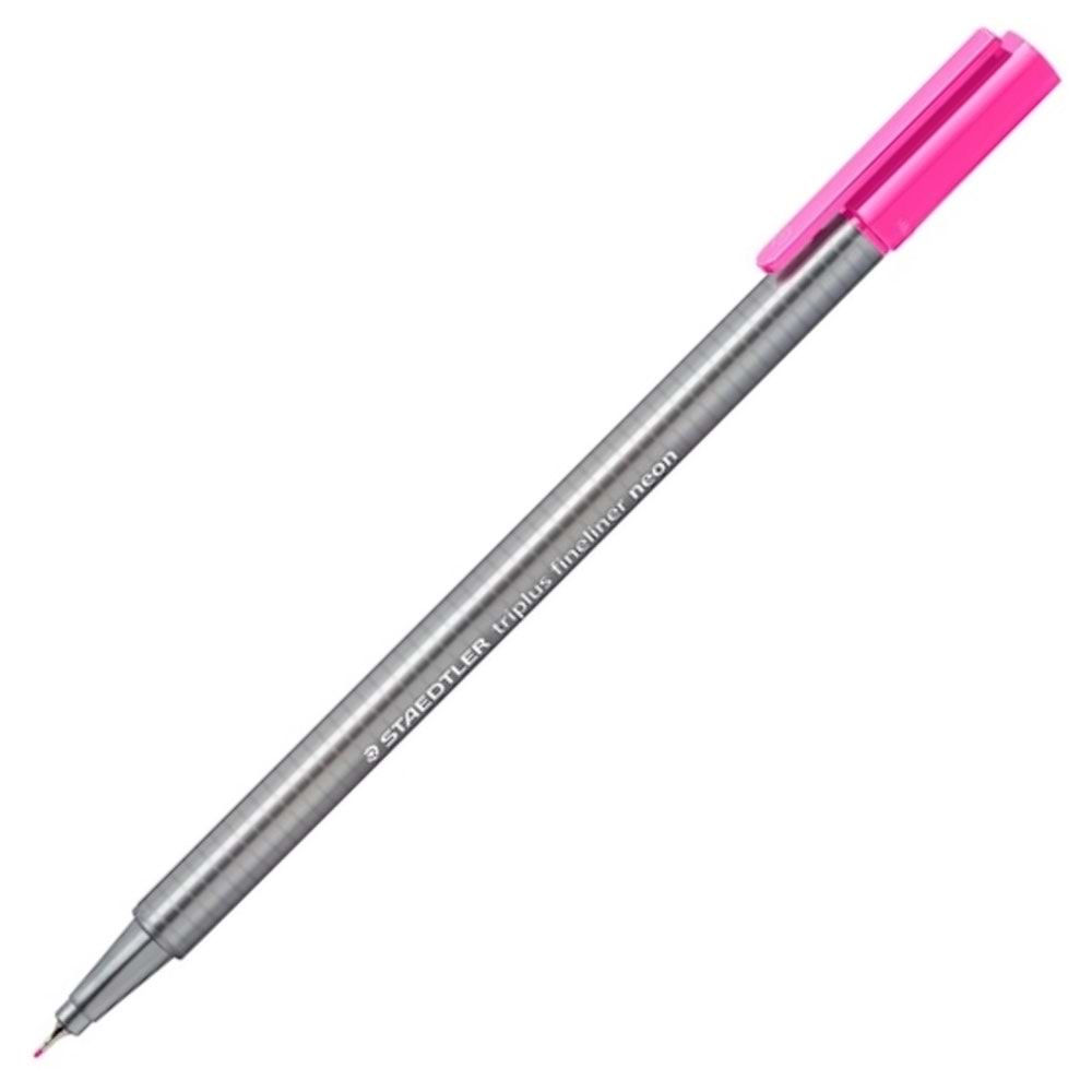 Staedtler Fineliner Triplus Üçgen 0.3 MM Neon Pembe 334-221 (1 Adet)