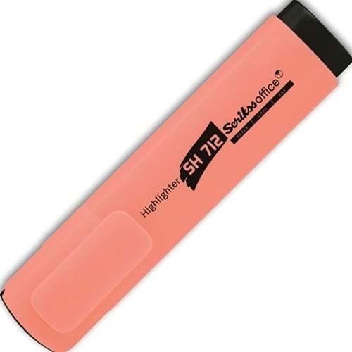 Scrikss Fosforlu Kalem Pastel Turuncu SH 712 (1 Adet)