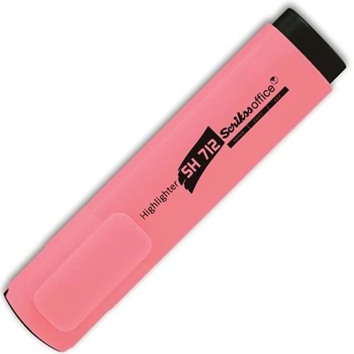 Scrikss Fosforlu Kalem Pastel Pembe SH 712 (1 Adet)