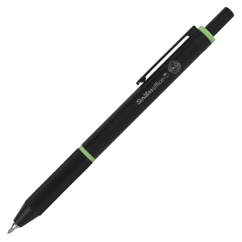 Scrikss Versatil Kalem Twist 0.5 MM Yeşil Şeffaf Ambalaj