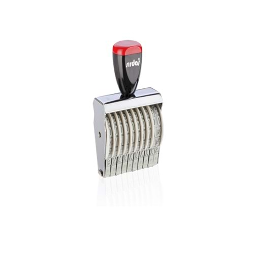 Sırdaş Numaratör Elle Çevirmeli 10 Hane 9 MM 15910