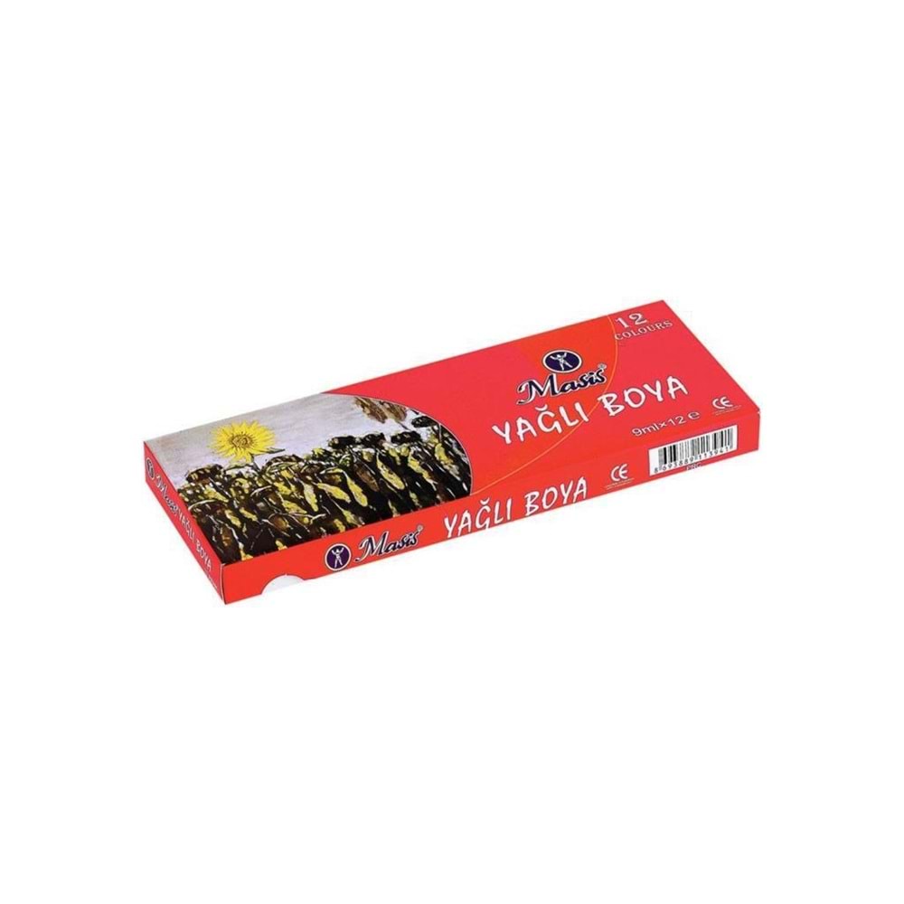 Masis Yağlı Boya Yağlı Boya 9 ML 12 Renk
