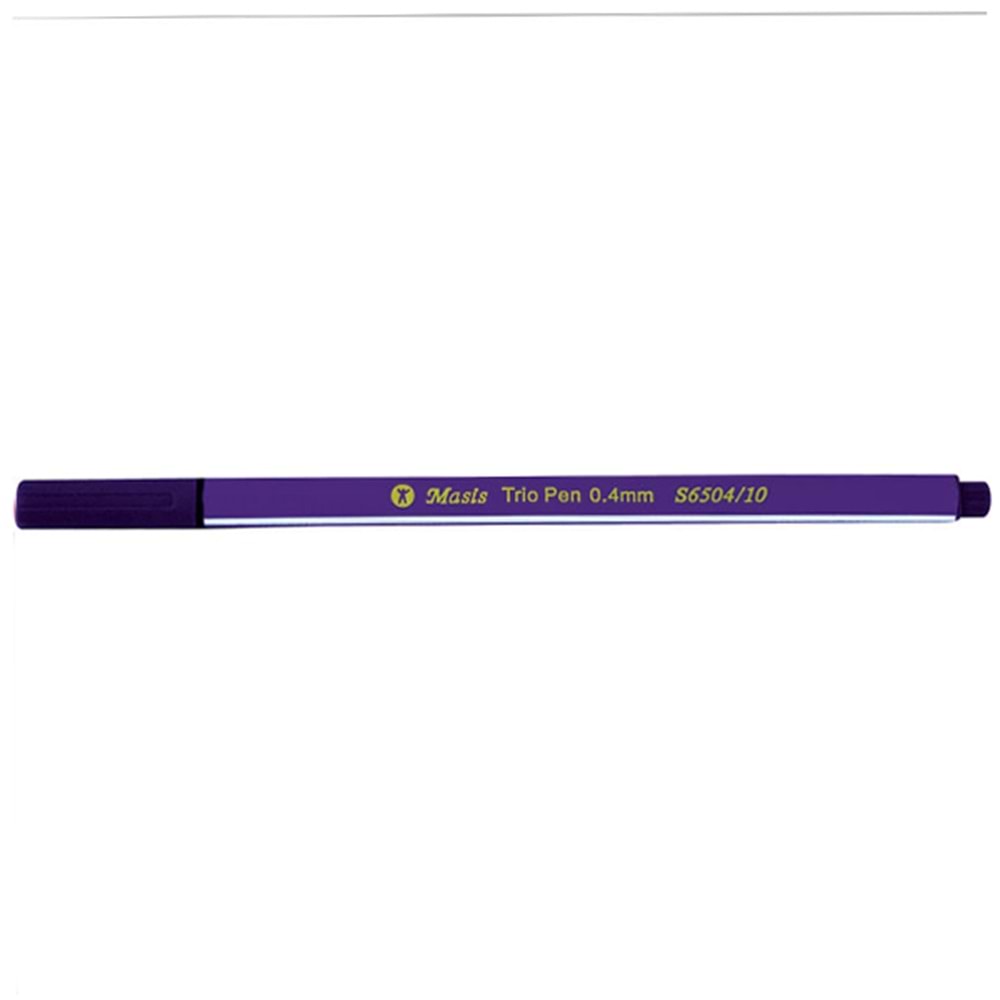 Masis Trio Pen 0.4 mm Mor S6504-10 (1 Adet)