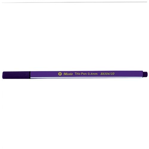 Masis Trio Pen 0.4 mm Mor S6504-10 (1 Adet)