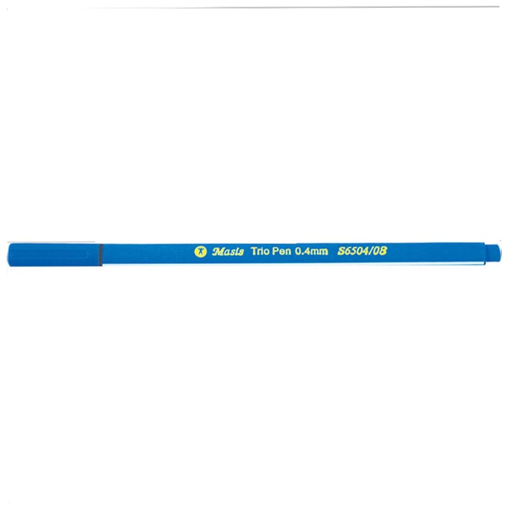 Masis Trio Pen 0.4 mm Mavi S6504-08 (1 Adet)