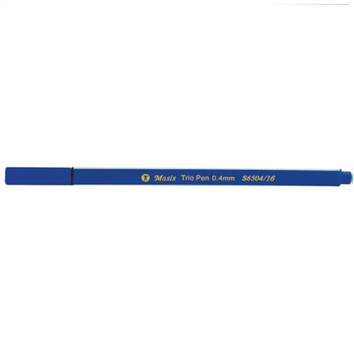 Masis Trio Pen 0.4 mm Koyu Mavi S6504-16 (1 Adet)