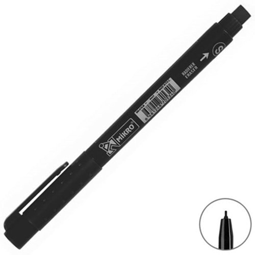 Mikro Asetat Kalemi Permanent S Seri Siyah MK-419 (1 Adet)