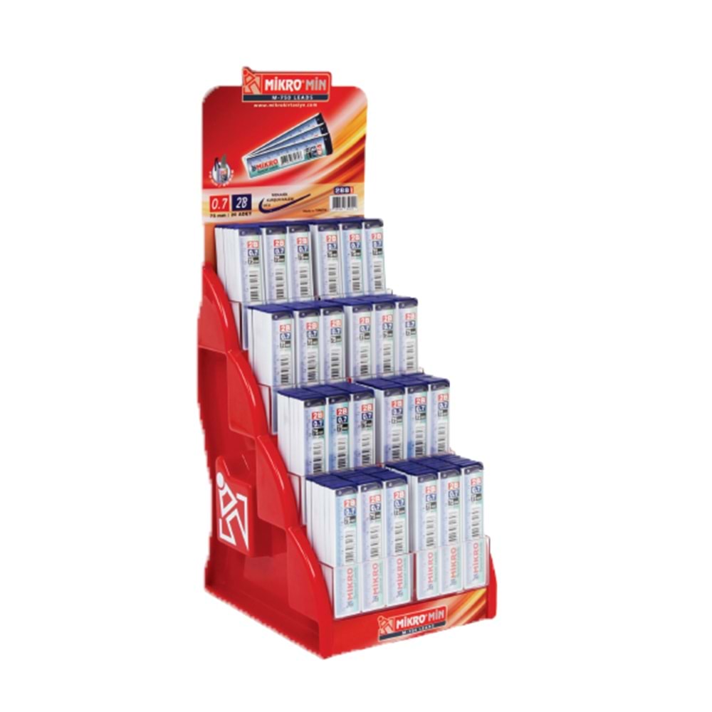 Mikro Min Cetvelli 0.7 mm 2B M-750 (1 Adet)