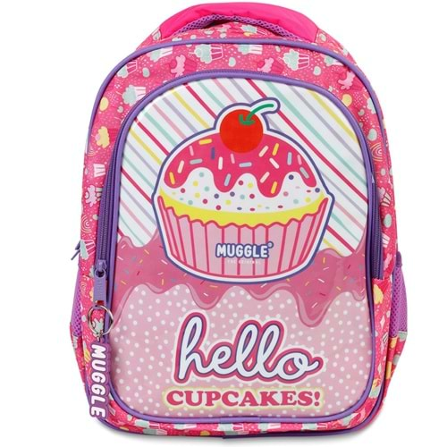 Muggle Okul Çantası Cup Cake Pembe Mu-7051