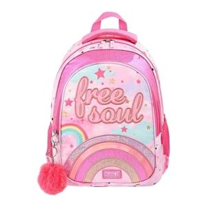 Muggle İlkokul Çantası Glitter Rainbow Koleksiyonu Mu-9060