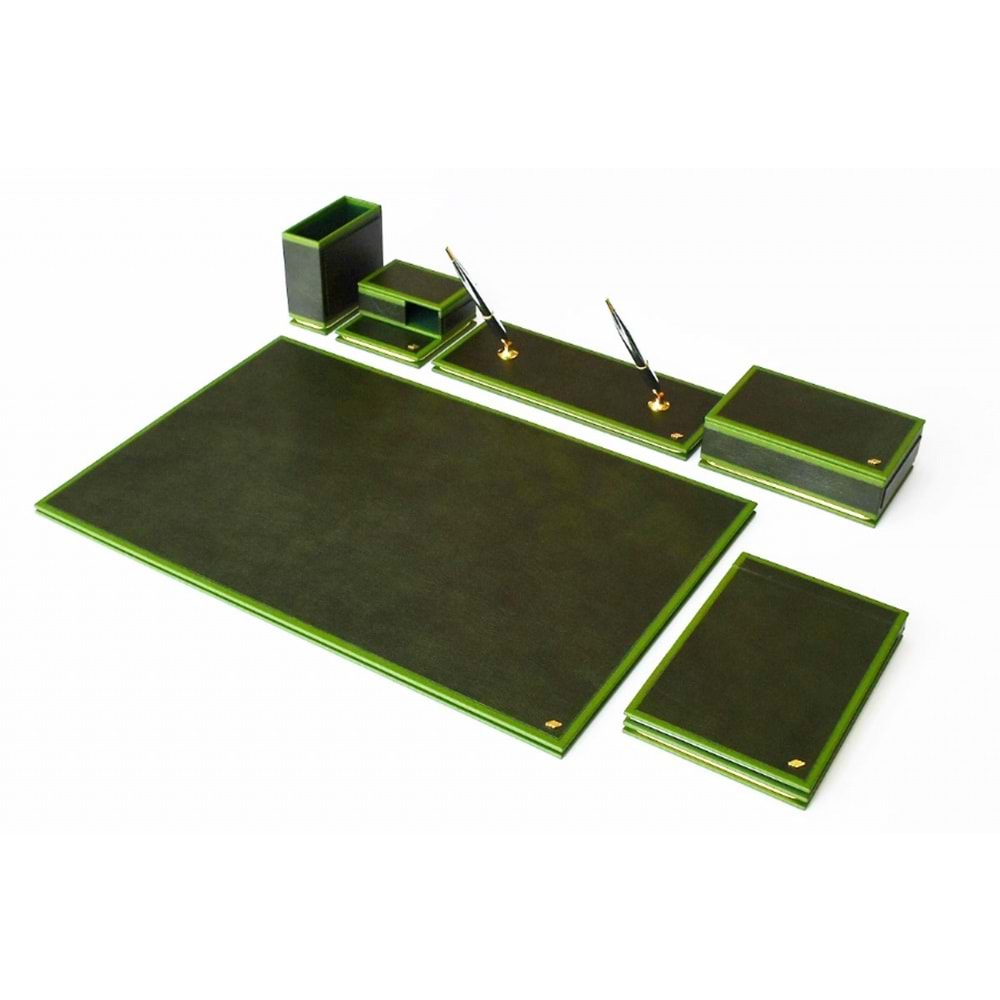 Tabac Sümen Takımı Old Classıc Deri Çester Yeşil 441-57