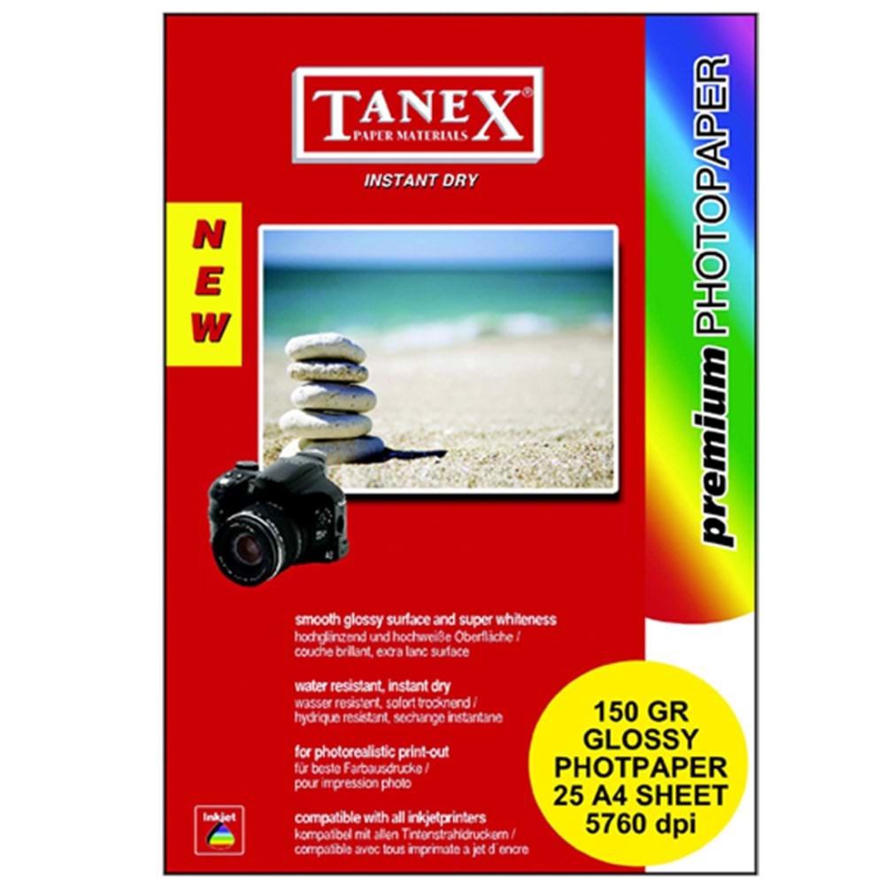 Tanex Fotoğraf Kağıdı A4 150 gr (1 Adet)
