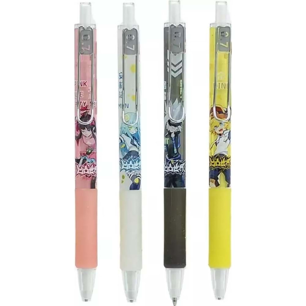 Unick Color Versatil Kalem Black & White Anime Metal 6780 (1 Adet)