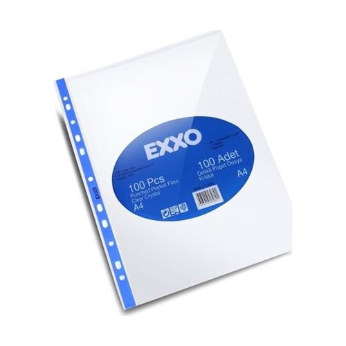 Exxo Poşet Dosya Kristal A4 (1 Adet)