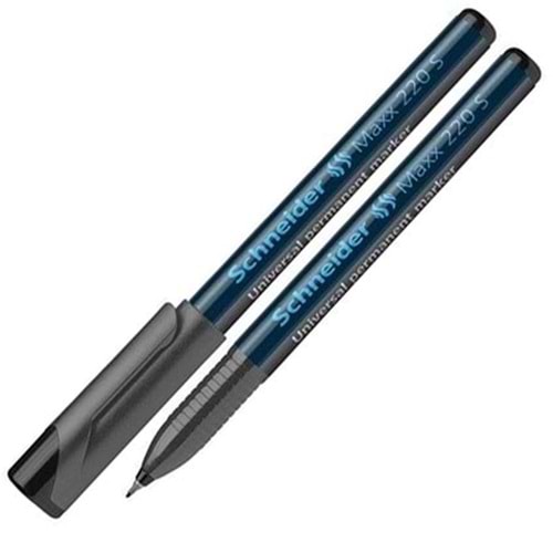 Schneider Asetat Kalemi Permanent S Seri 0.4 MM Siyah 220 (1 Adet)