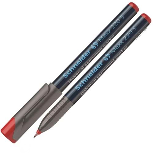 Schneider Asetat Kalemi Permanent 220 S Seri 0.4 MM Kırmızı 112402 (1 Adet)