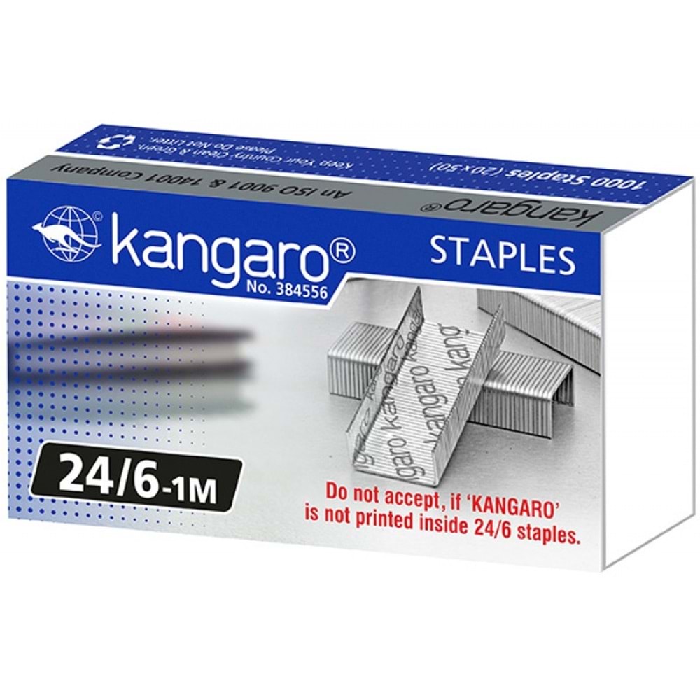 Kangaro Zımba Teli No.24-6-1M Metalik 384556 (1 Adet)