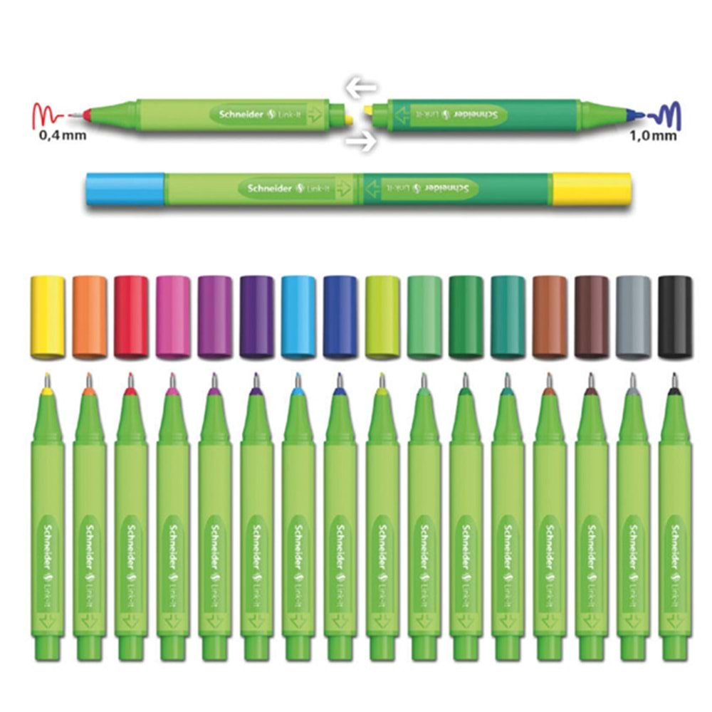 Schneider Fiber Uçlu Kalem Lınk-It 160 LI Stand 303081