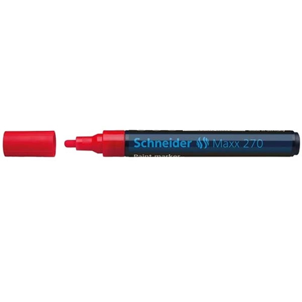 Schneider Markör Boya Maxx 1-3 mm Kırmızı 270 (1 Adet)