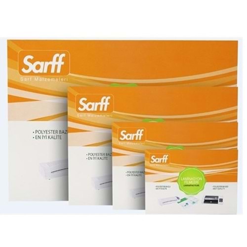 Sarff Laminasyon Filmi 65x95 125 MIC 153 09 021 (1 Adet)