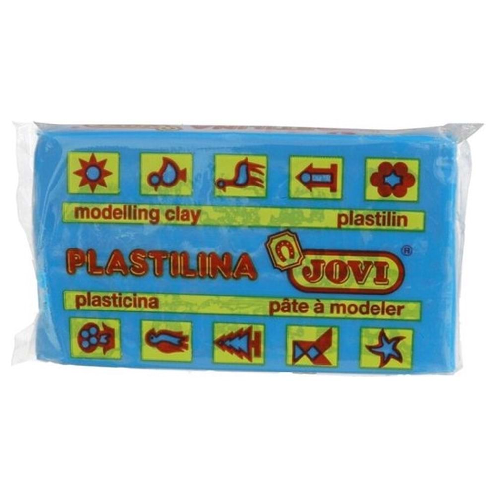 Jovi Oyun Hamuru Plaka 50 gr Açık Mavi 70/12 (1 Adet)