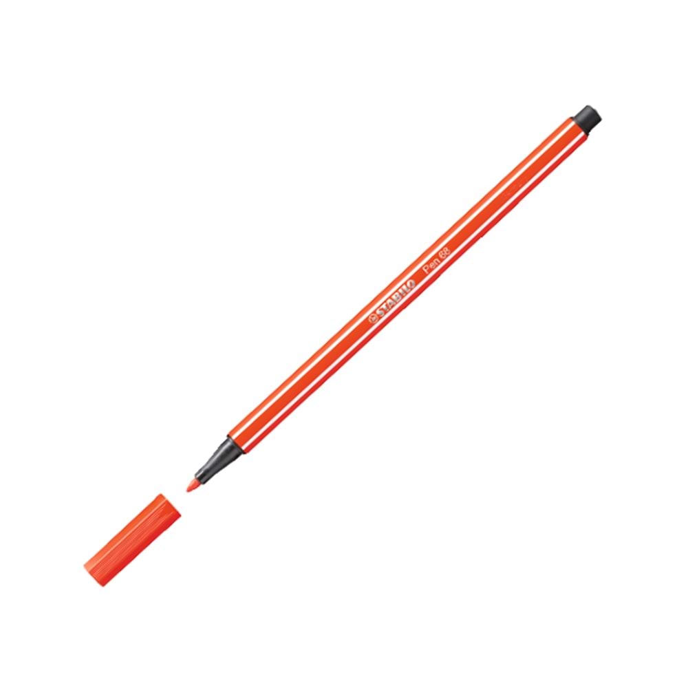Stabilo Keçe Uçlu Boya Kalemi 1 MM Açık Kırmızı 68/40 (1 Adet)