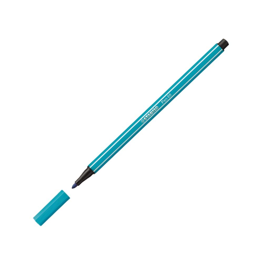 Stabilo Keçe Uçlu Boya Kalemi 1 MM Açık Mavi 68/31 (1 Adet)