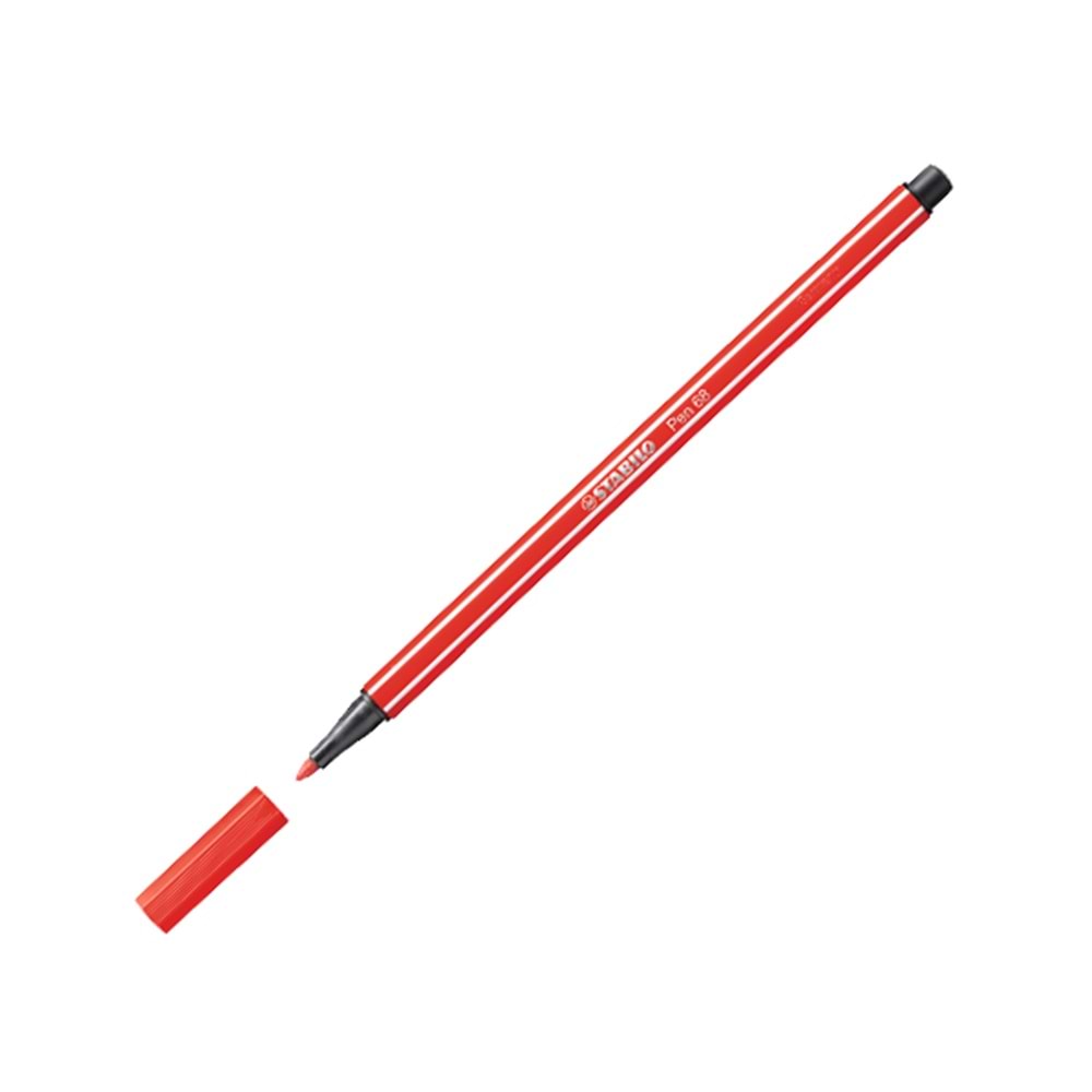 Stabilo Keçe Uçlu Boya Kalemi 1 MM Kızıl 68/48 (1 Adet)