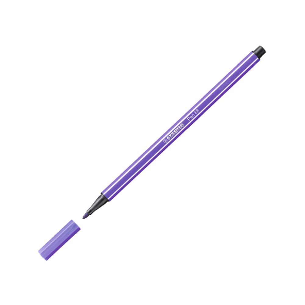 Stabilo Keçe Uçlu Boya Kalemi 1 MM Mor 68/55 (1 Adet)