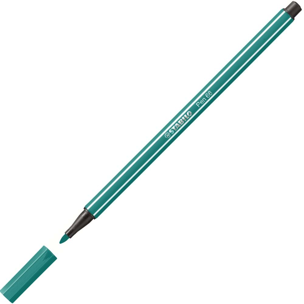 Stabilo Keçe Uçlu Boya Kalemi 1 MM Turkuaz Yeşili 68/53 (1 Adet)