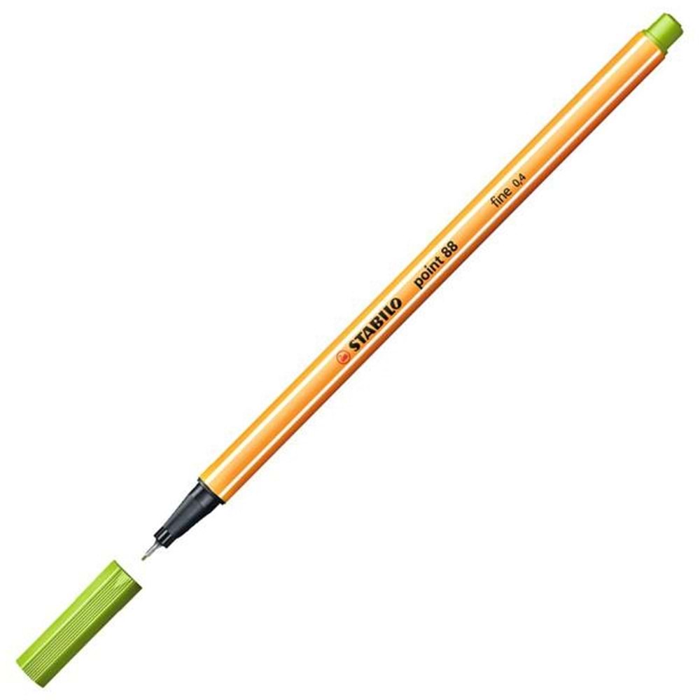 Stabilo Keçe Uçlu İnce Kalem 88 Point 0.4 MM Elma Yeşii 88/33 (1 Adet)