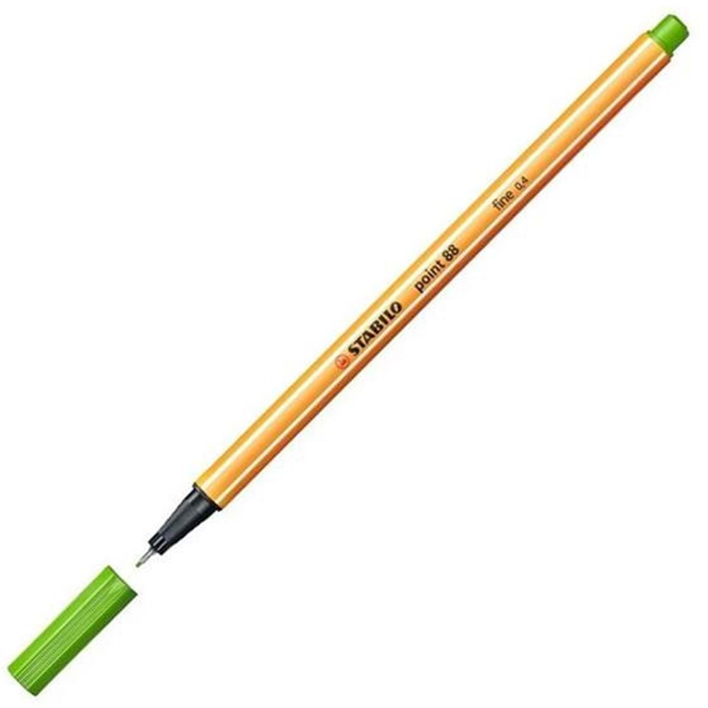 Stabilo Keçe Uçlu İnce Kalem 88 Point 0.4 MM Yaprak Yeşili 88/43 (1 Adet)