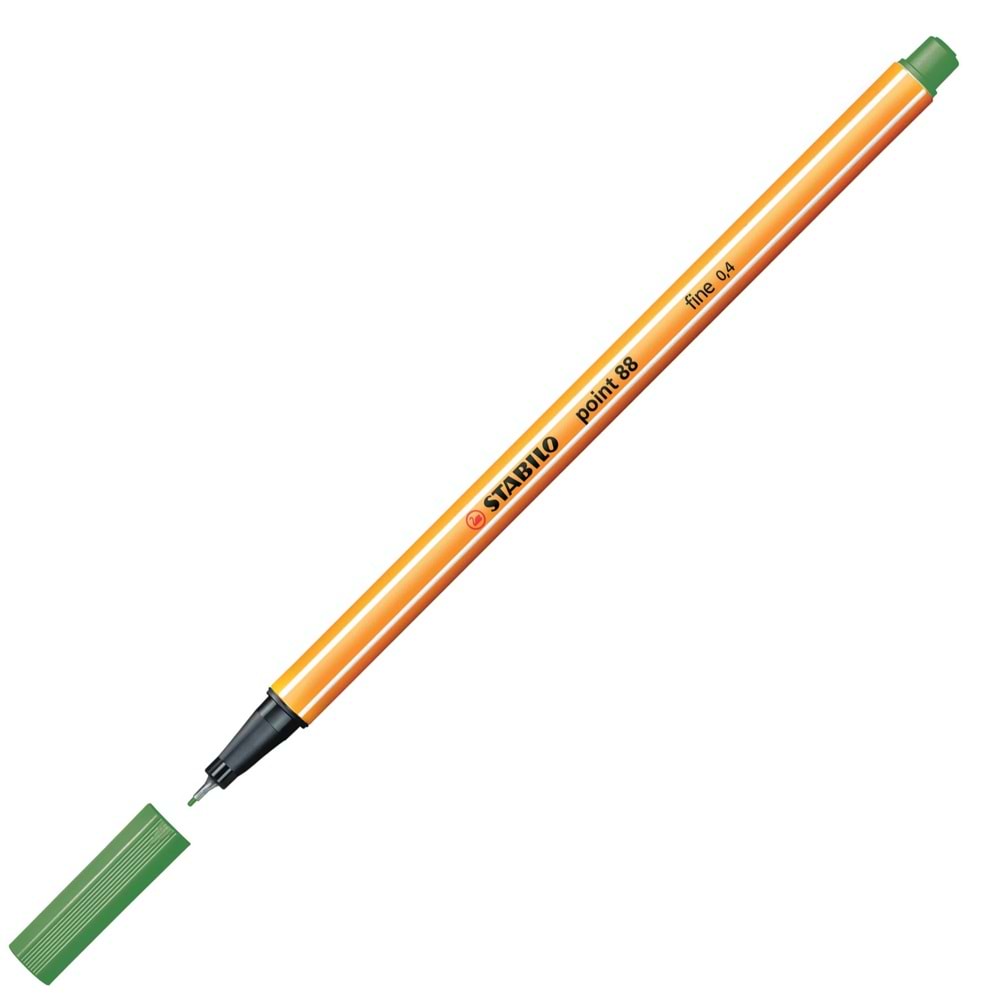 Stabilo Keçe Uçlu İnce Kalem 88 Point 0.4 MM Yeşil 88/36 (1 Adet)