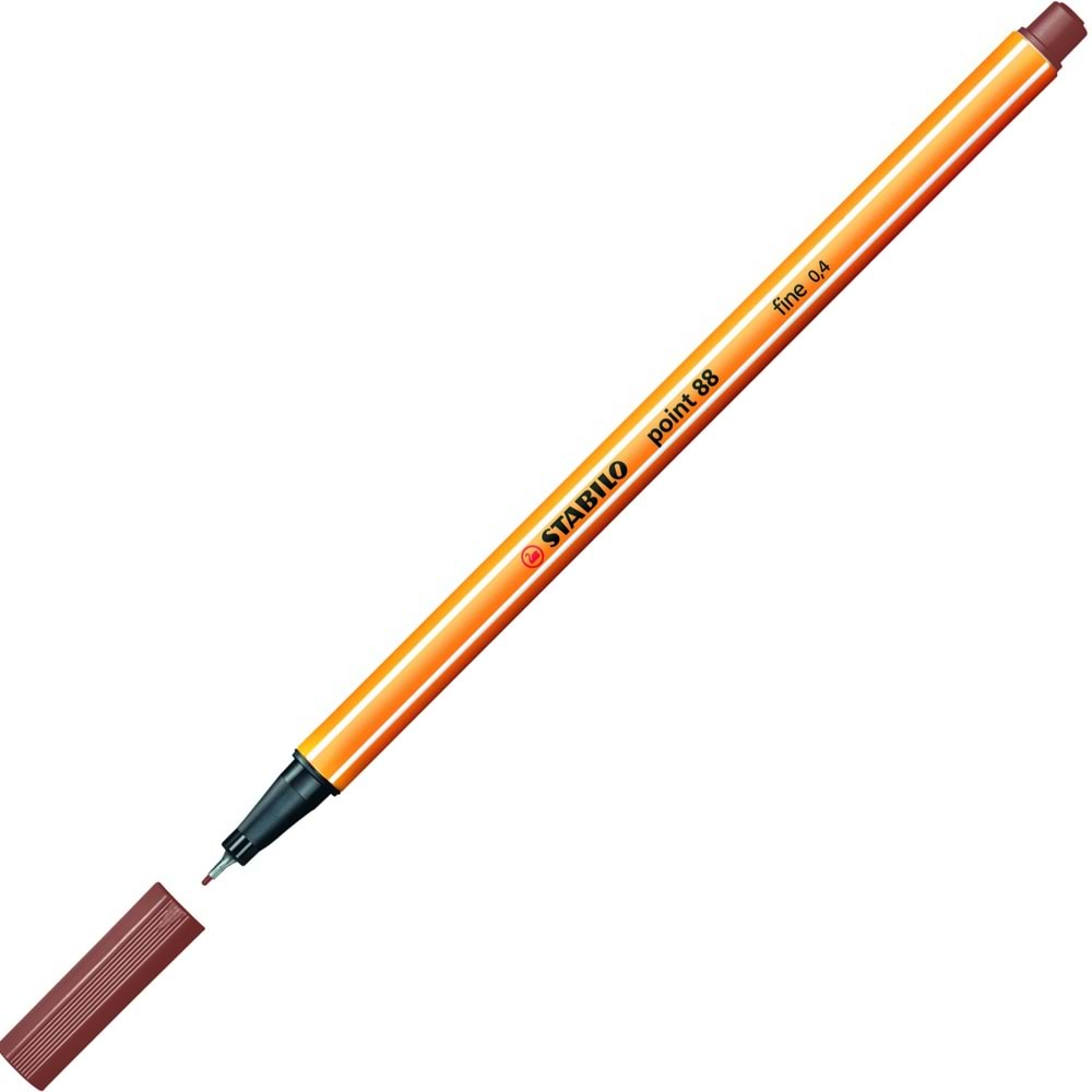 Stabilo Keçe Uçlu İnce Kalem 88 Point 0.4 MM Kan Kırmızısı 88/38 (1 Adet)