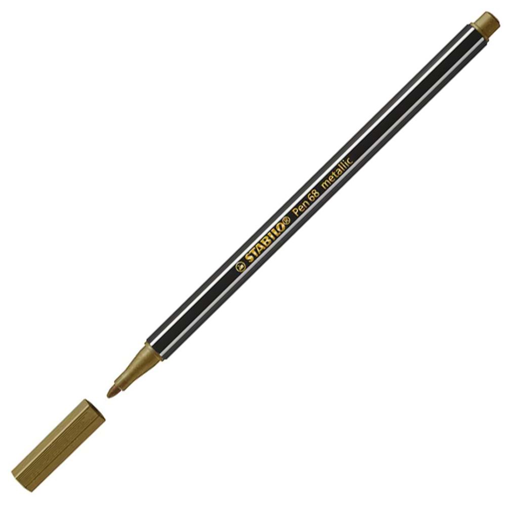Stabilo Keçe Uçlu Boya Kalemi 1 MM Metalik Altın 68/810 (1 Adet)