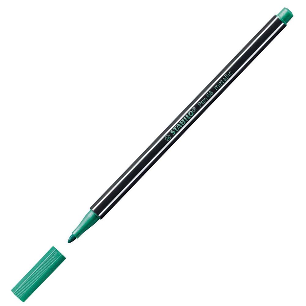 Stabilo Keçe Uçlu Boya Kalemi 1 MM Metalik Yeşil 68/836 (1 Adet)