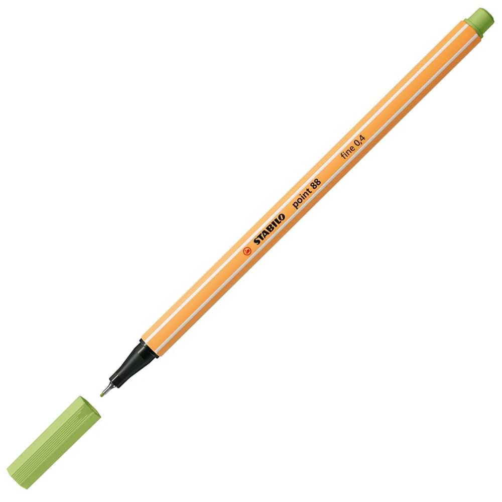 Stabilo Keçe Uçlu İnce Kalem 88 Point 0.4 MM Fıstık Yeşili 88/34 (1 Adet)