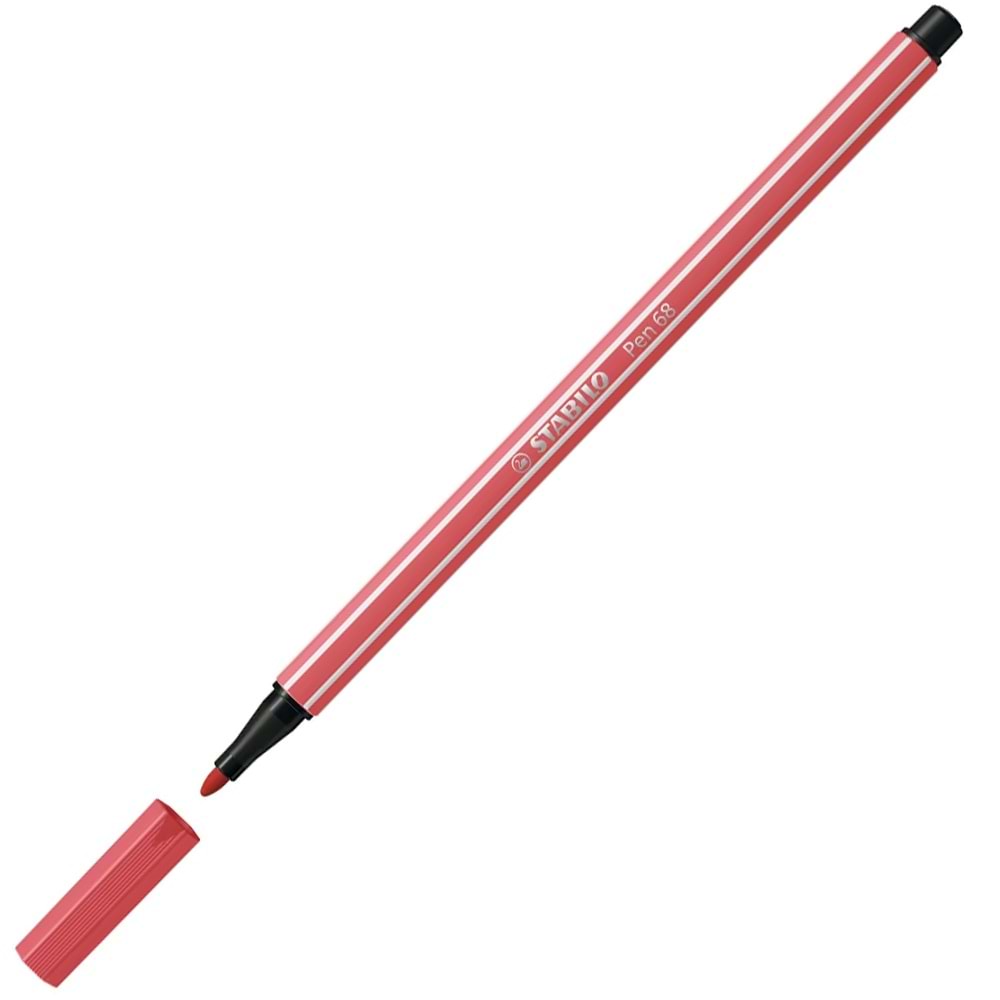 Stabilo Keçe Uçlu Boya Kalemi 1 MM Pas Kırmızısı 68/47 (1 Adet)