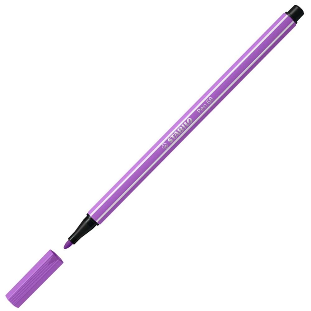 Stabilo Keçe Uçlu Boya Kalemi 1 MM Erik Moru 68/60 (1 Adet)