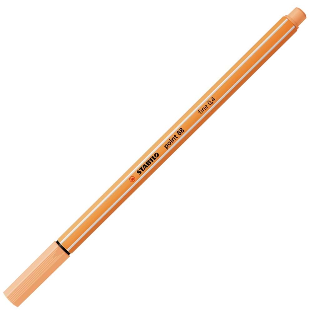 Stabilo Keçe Uçlu İnce Kalem 88 Point 0.4 MM Pastel Turuncu 88/25 (1 Adet)