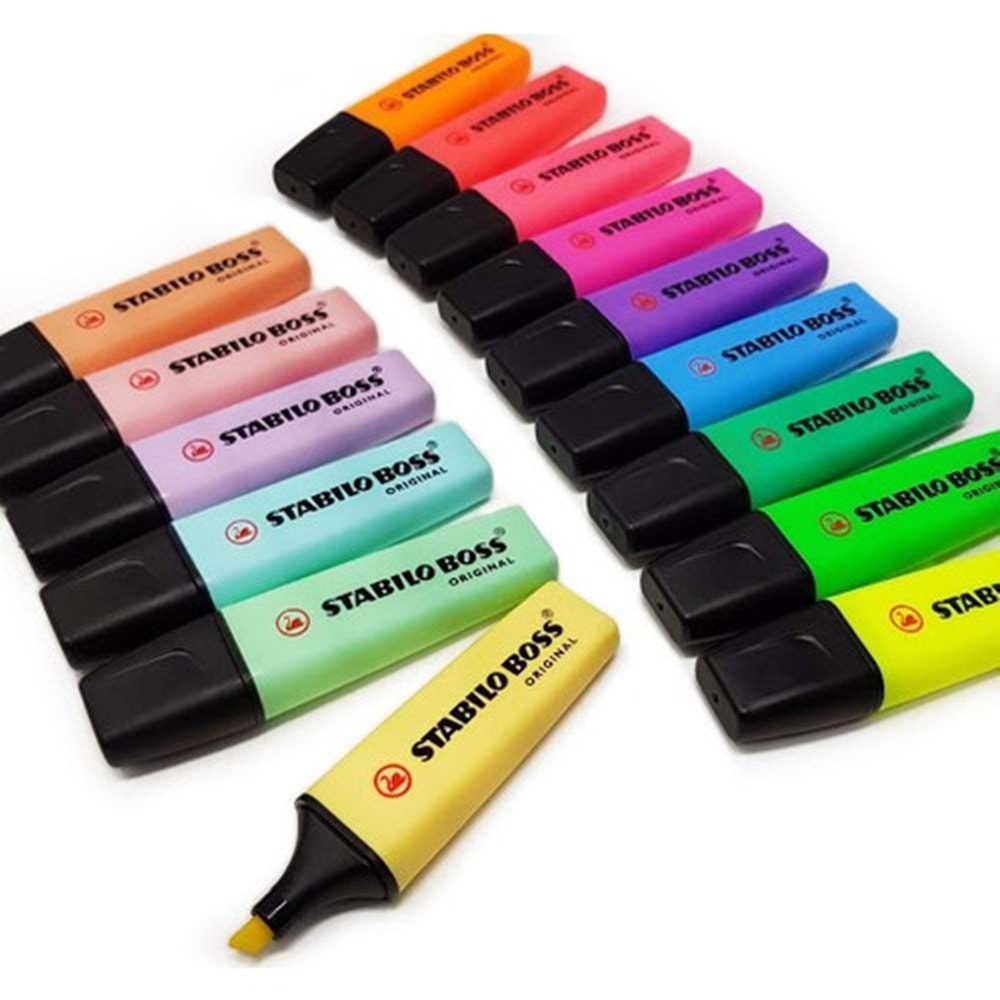 Stabilo Fosforlu Kalem Boss Orıgınal 15 Li Set 7015-01
