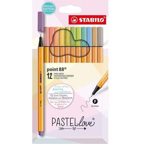 Stabilo Point 88 Pastellove 12 Li 8812-7-7