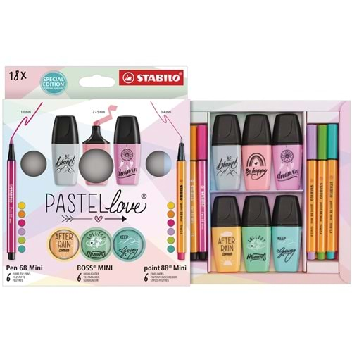 Stabilo Pastellove Mini Set 18 Li 77/5-8