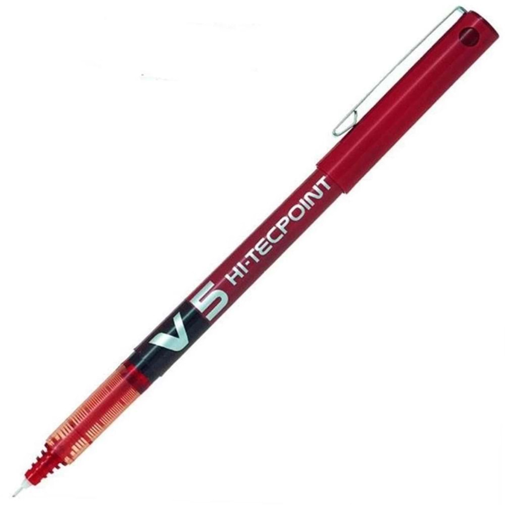 Pilot Roller Kalem Hi-Tecpoint İğne Uç 0.5 mm Kırmızı Bx-V5-R (1 Adet)
