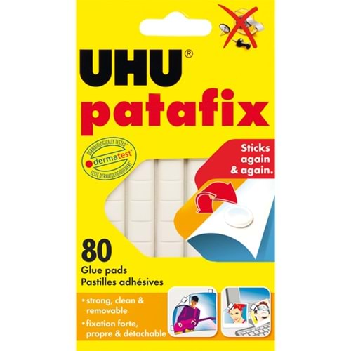 Uhu Hamur Yapıştırıcı Patafix Beyaz 41710